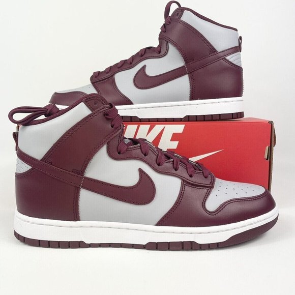 NIKE DUNK HI RETRO DARK BEETROOT MEN'S SIZE 11.5 - DD1399-600 NEW IN BOX - Picture 3 of 6